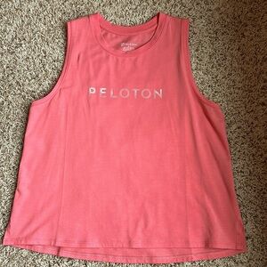 Peloton tank, size MEDIUM, Coral pink, excellent condition, never worn